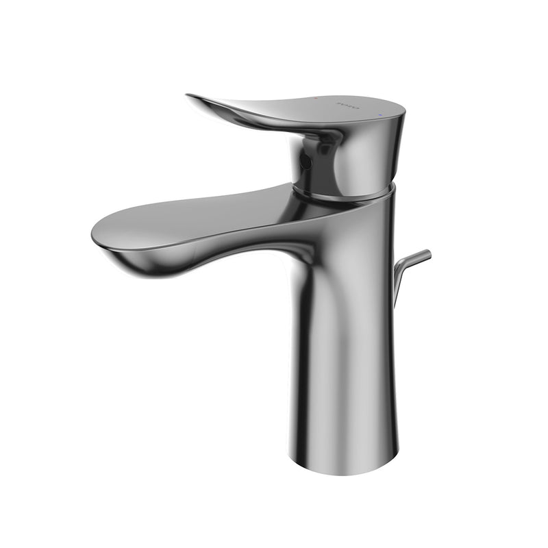 Go Bathroom Faucet - Single Hole - 7" Brass/Polished Chrome