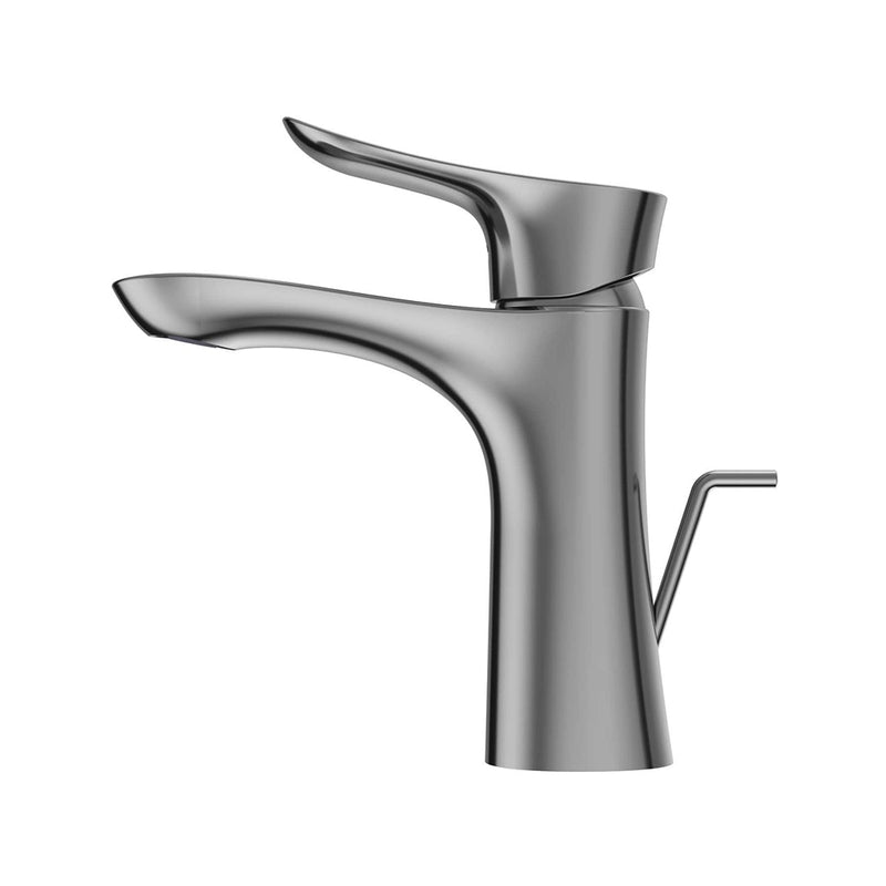 Go Bathroom Faucet - Single Hole - 7" Brass/Polished Chrome