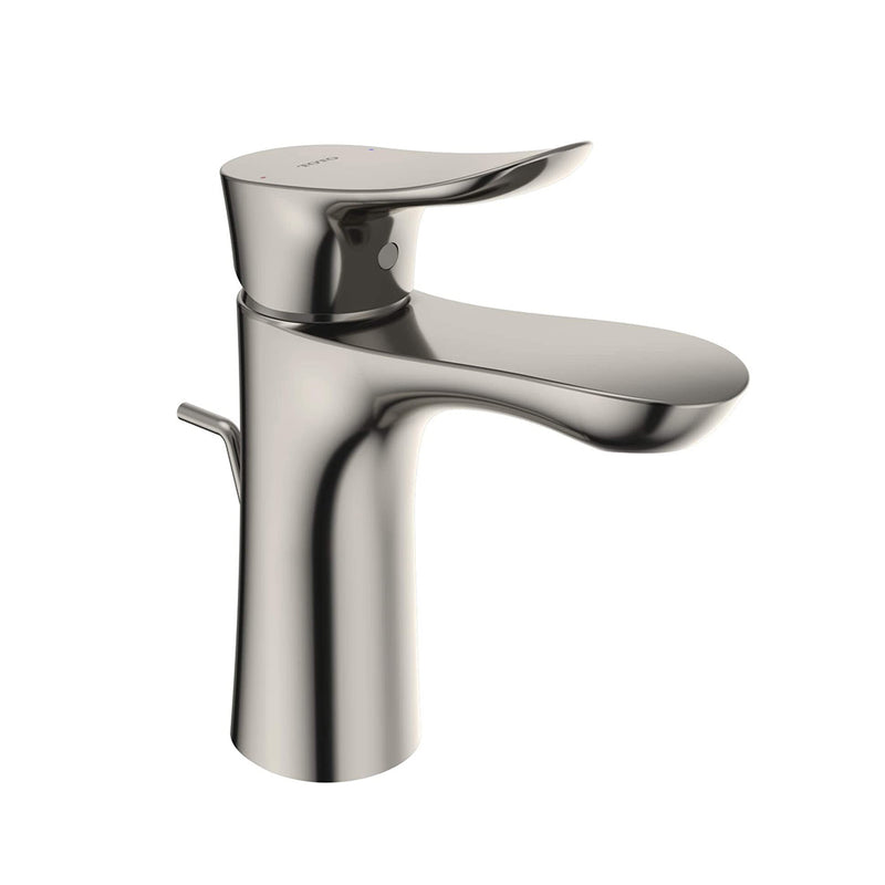 Go Bathroom Faucet - Single Hole - 7" Brass/Polished Nickel