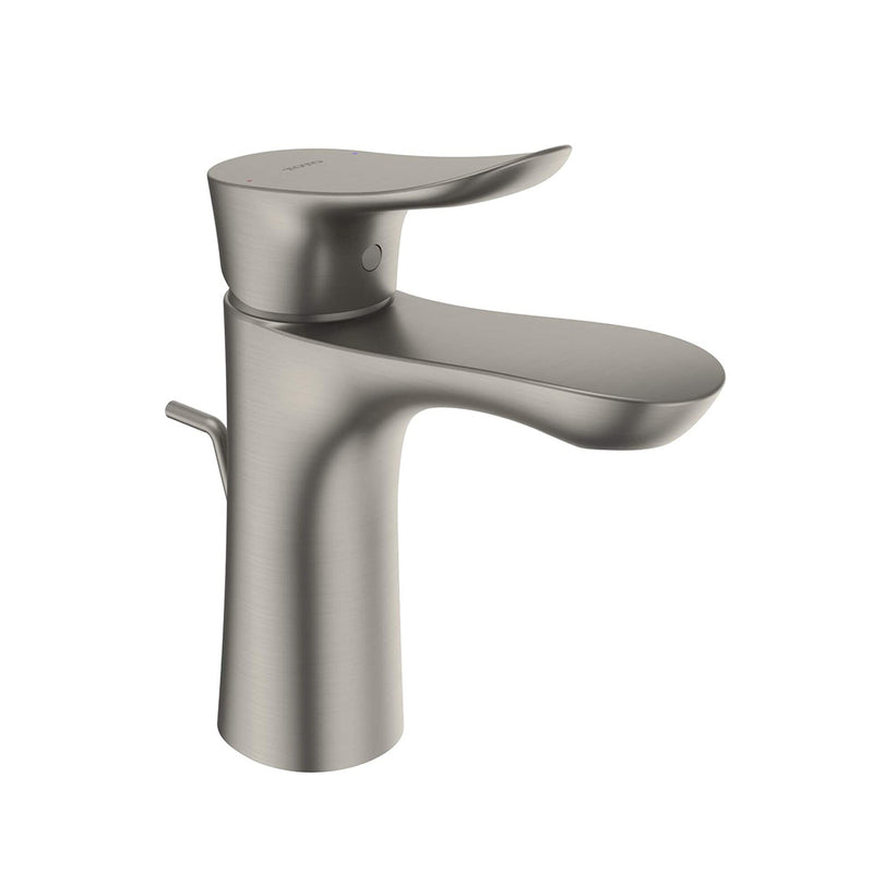 Go Bathroom Faucet - Single Hole - 7" Brass/Brushed Nickel