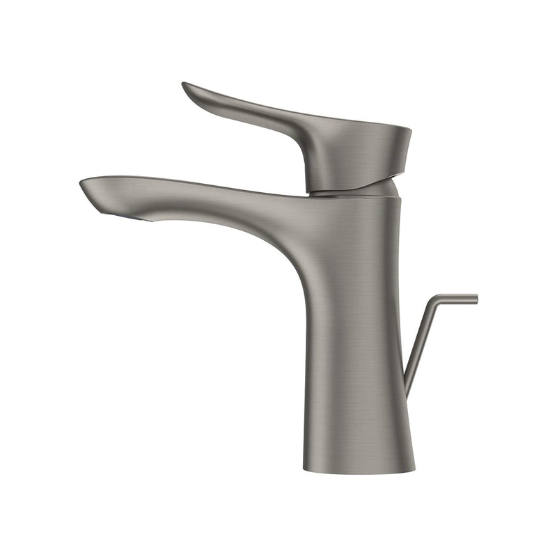 Go Bathroom Faucet - Single Hole - 7" Brass/Brushed Nickel