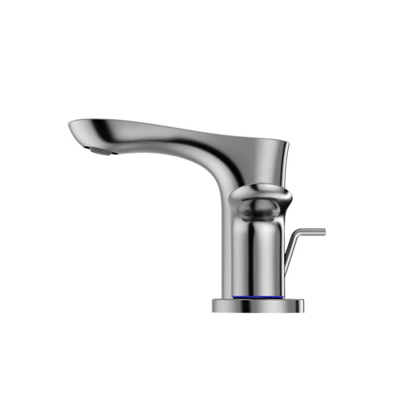Go Bathroom Faucet - Widespread - 8" Brass/Polished Chrome