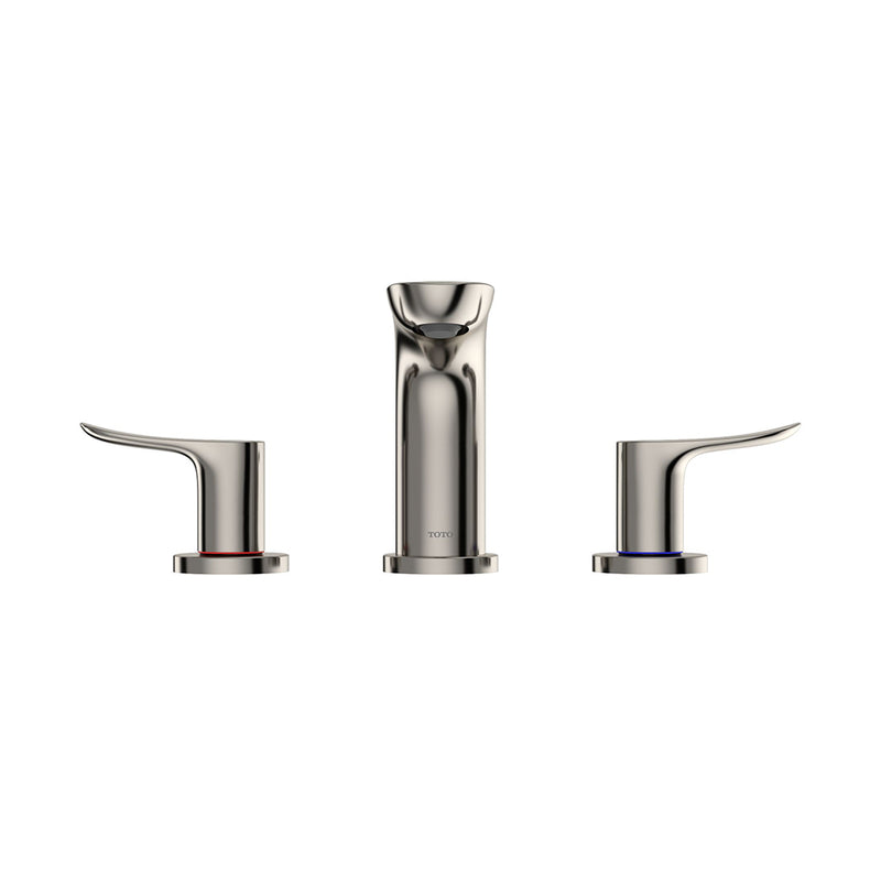 Go Bathroom Faucet - Widespread - 8" Brass/Polished Nickel