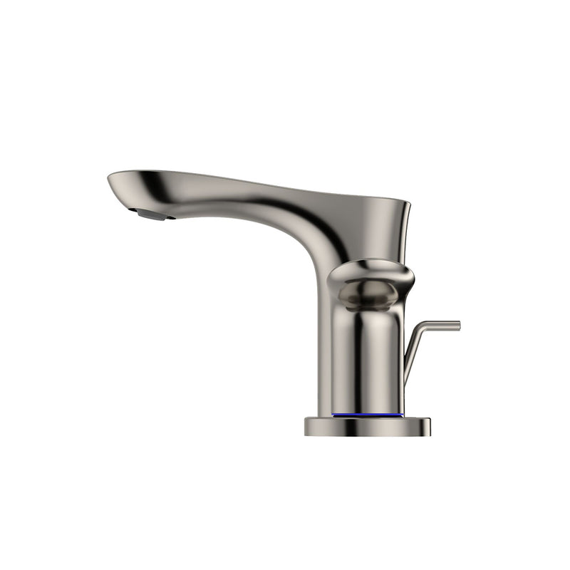Go Bathroom Faucet - Widespread - 8" Brass/Polished Nickel