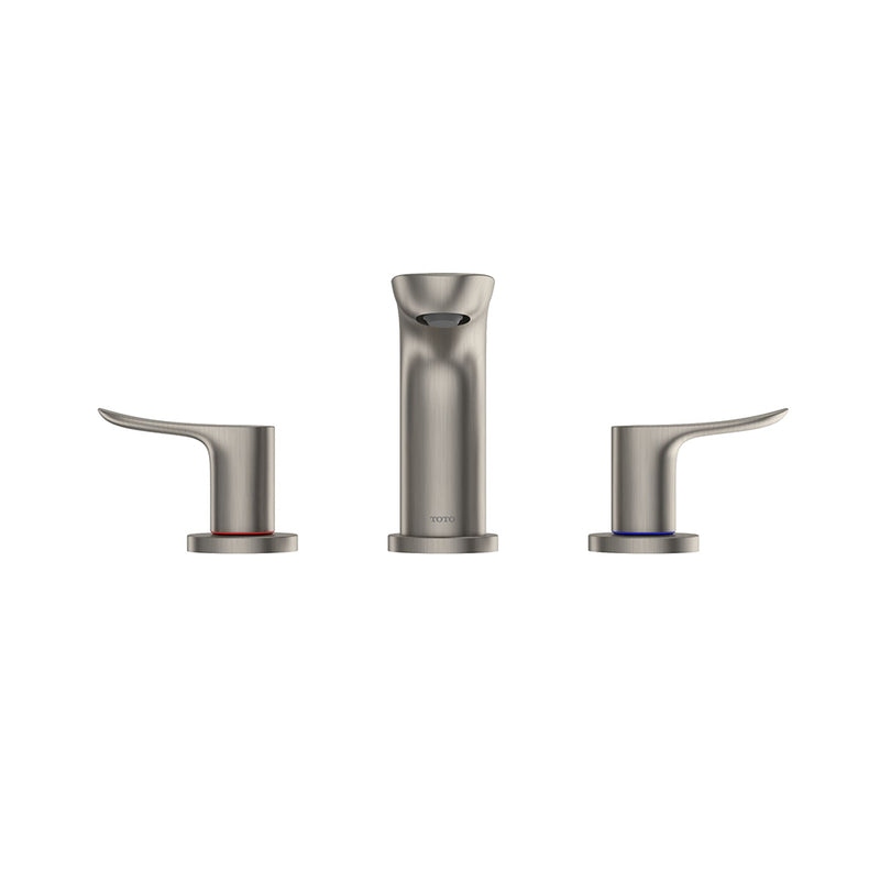 Go Bathroom Faucet - Widespread - 8" Brass/Brushed Nickel