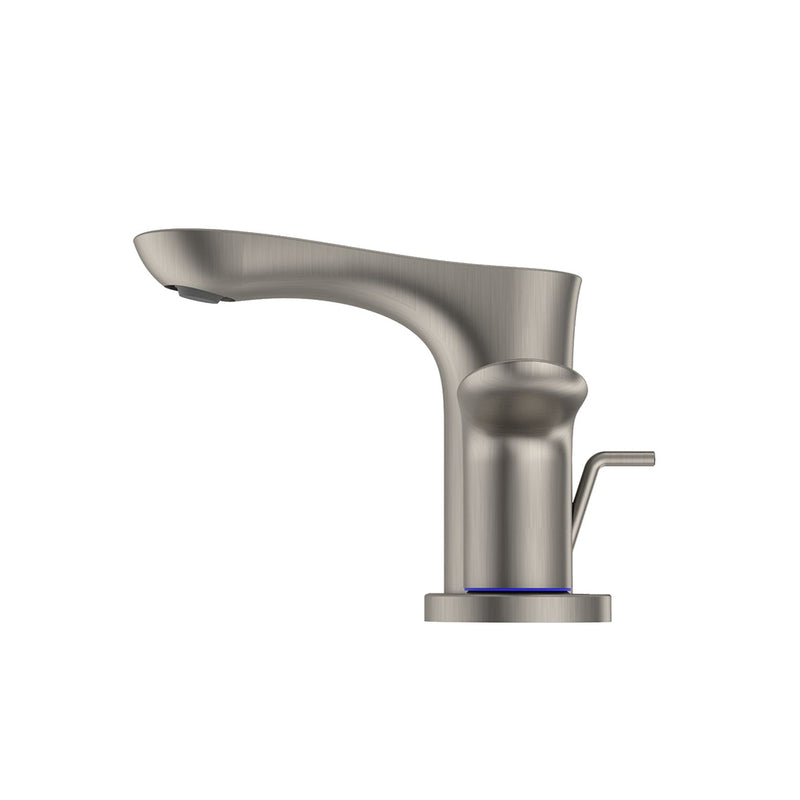 Go Bathroom Faucet - Widespread - 8" Brass/Brushed Nickel