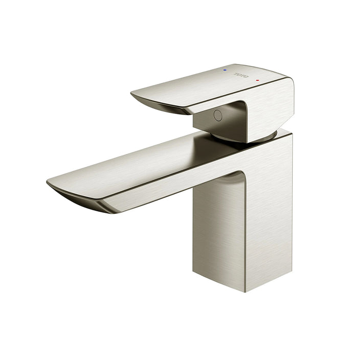 Gr Bathroom Faucet - Single Hole - 6" Brass/Polished Nickel