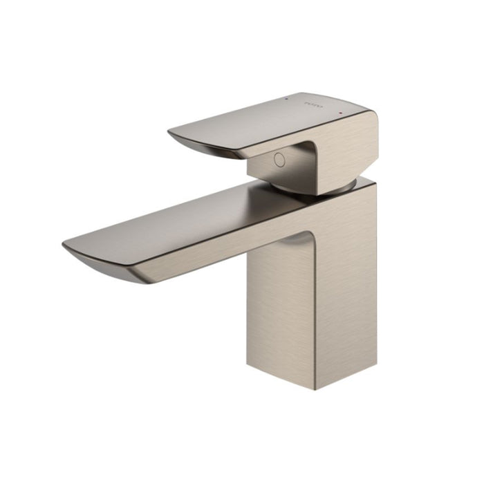 Gr Bathroom Faucet - Single Hole - 6" Brass/Brushed Nickel
