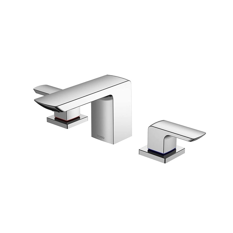 Gr Bathroom Faucet - Widespread - 8" Brass/Polished Chrome