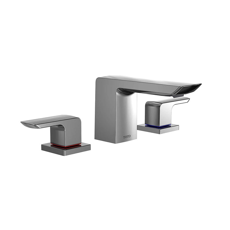 Gr Bathroom Faucet - Widespread - 8" Brass/Polished Chrome