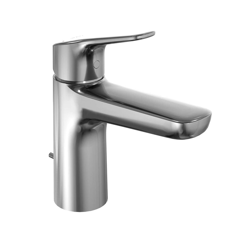 Gs Bathroom Faucet - Single Hole - 7" Brass/Polished Chrome