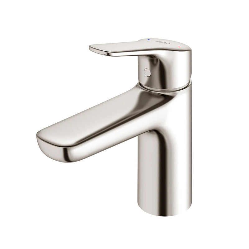 Gs Bathroom Faucet - Single Hole - 7" Brass/Polished Nickel