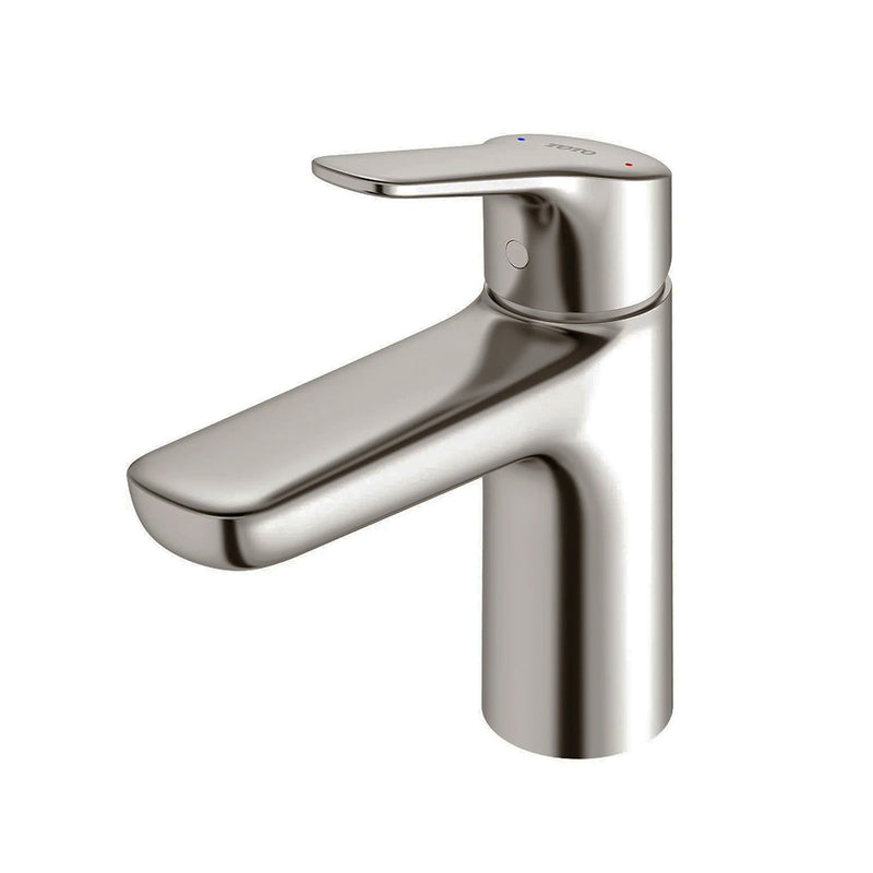 Gs Bathroom Faucet - Single Hole - 7" Brass/Brushed Nickel