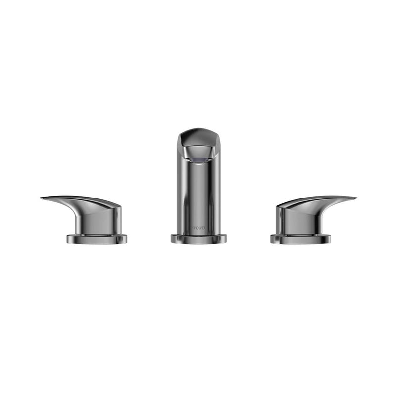 Gm Bathroom Faucet - Widespread - 8" Brass/Polished Chrome