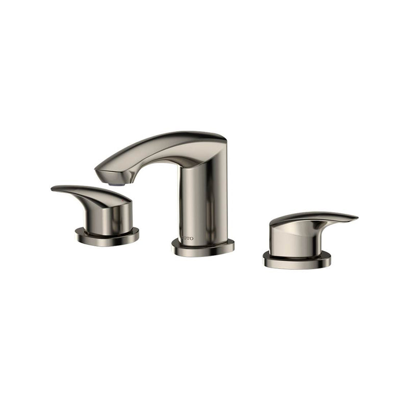 Gm Bathroom Faucet - Widespread - 8" Brass/Polished Nickel