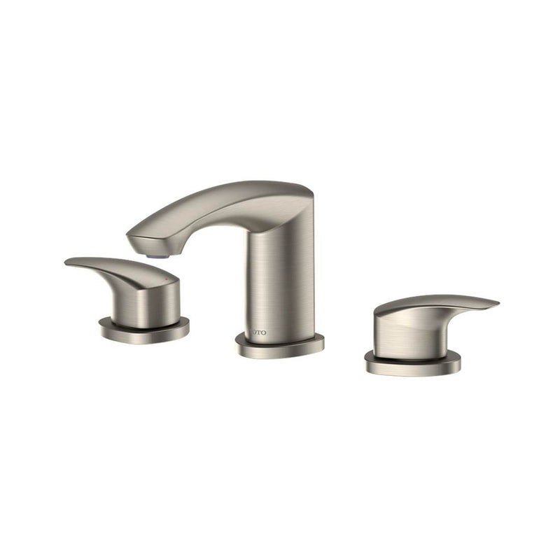 Gm Bathroom Faucet - Widespread - 8" Brass/Brushed Nickel
