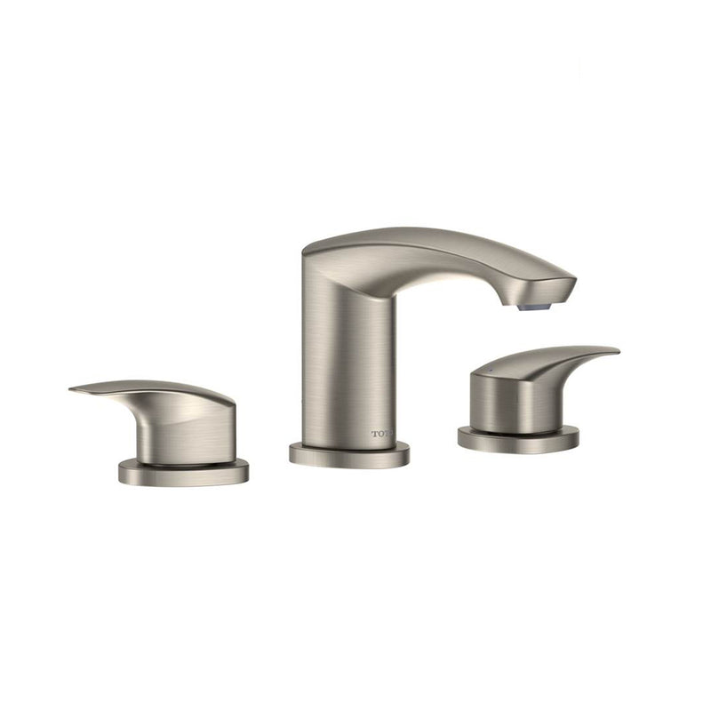 Gm Bathroom Faucet - Widespread - 8" Brass/Brushed Nickel
