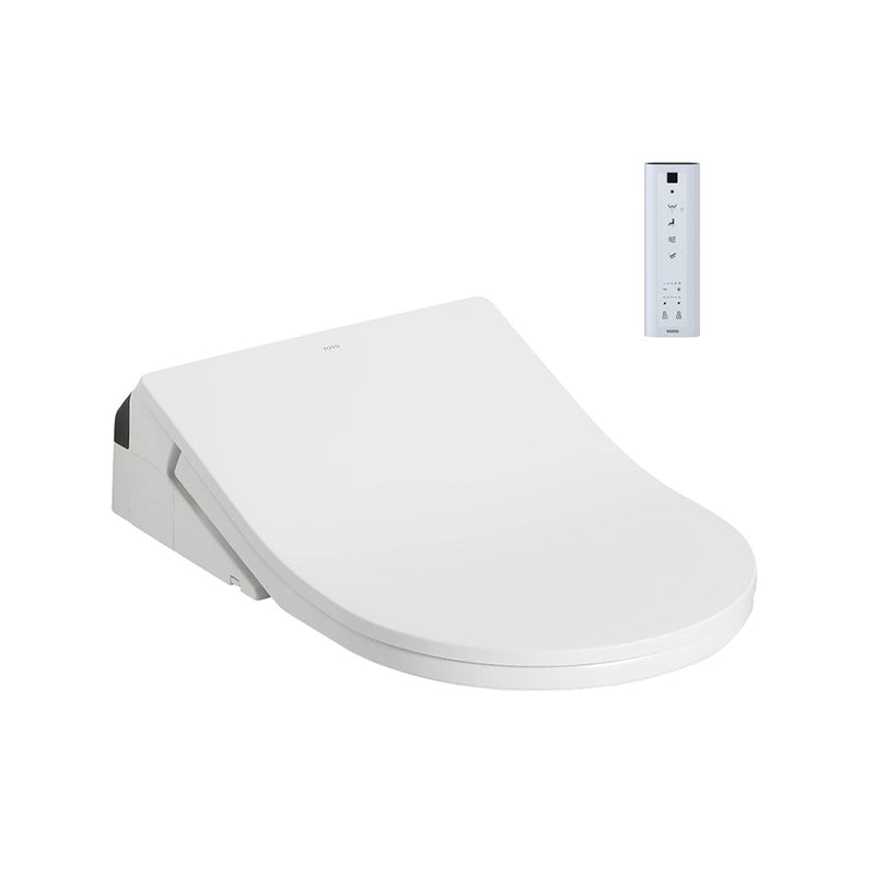 Washlet + RX D-Shape Electronic Bidet Seat - Toilet Mount - 16" Plastic/Cotton