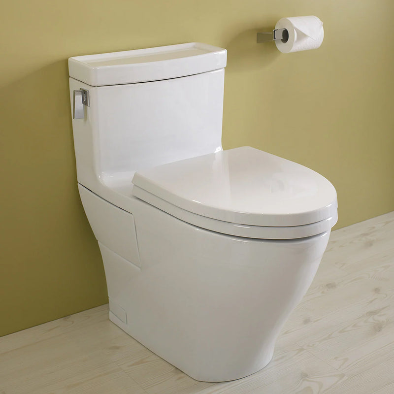 Legato Elongated Complete One Piece Toilet - Floor Mount - 16" Vitreous China/Cotton