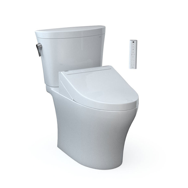 Aquia IV Arc - Washlet+ C5 Complete Dual Flush Two Piece Toilet - Floor Mount - 19" Vitreous China/Cotton