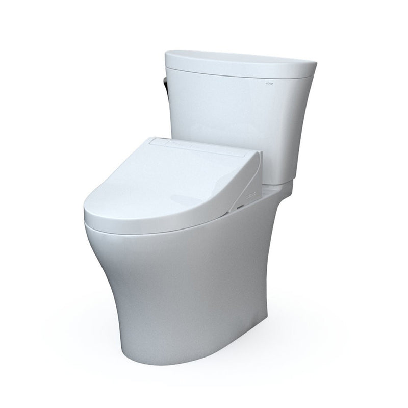 Aquia IV Arc - Washlet+ C5 Complete Dual Flush Two Piece Toilet - Floor Mount - 19" Vitreous China/Cotton