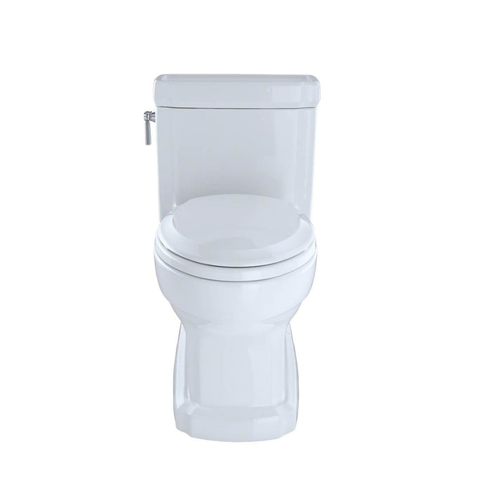 Guinevere Elongated Complete One Piece Toilet - Floor Mount - 19" Vitreous China/Cotton