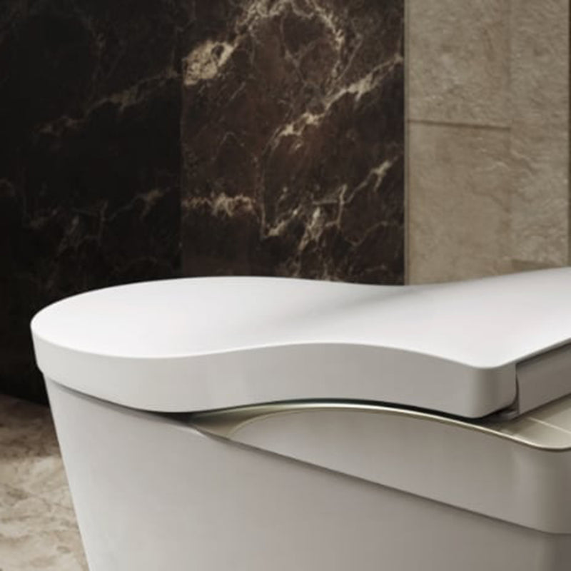 Neorest LS Elongated Dual Flush One Piece Toilet with Smart Bidet Seat - Floor Mount - 17" Vitreous China/Cotton/Nickel