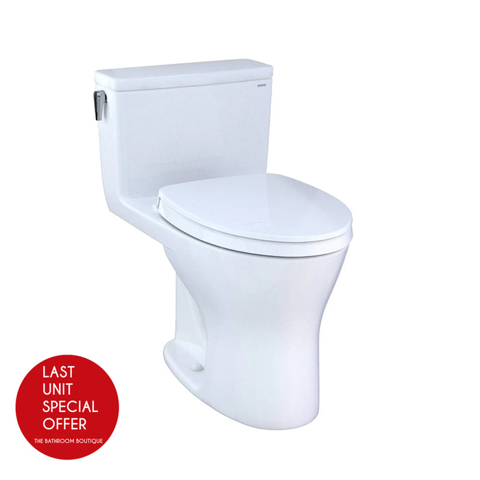 Ultramax Elongated Complete One Piece Toilet - Floor Mount - 17" Vitreous China/Cotton- Last Unit Special Offer