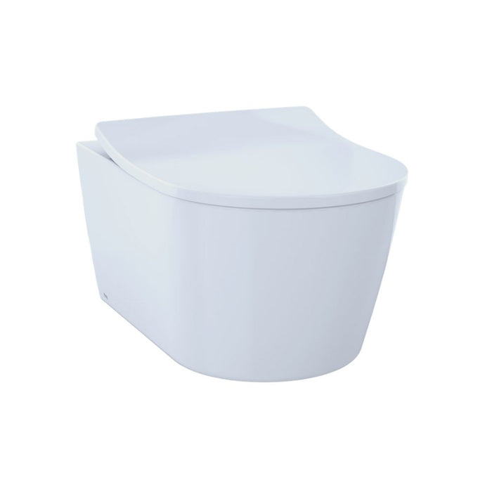 RP Wall-Hung Toilet and In-Wall Tank System - Wall Mount - 15" Vitreous China/Cotton/Matte Silver