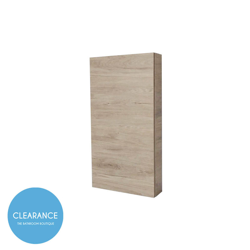 Miami Medicine Cabinet - Wall Mount - 16" Particle Board Laminated/Teak (Final Sale)