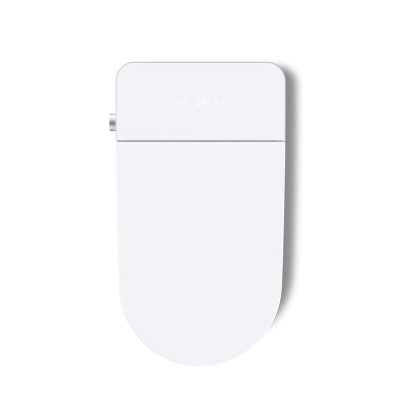 Subway Bidet Seat Tankless One Piece Toilet - Floor Mount - 16" Porcelain/White