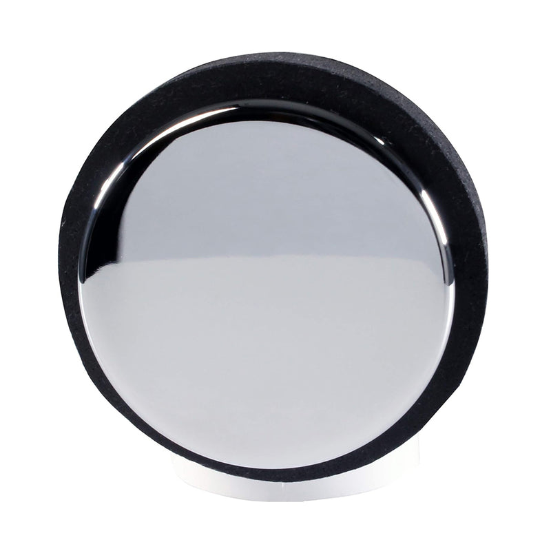 Illusionary Tip-Toe Overflow Tub Drain - Built-In - 11" Pvc/Polished Chrome