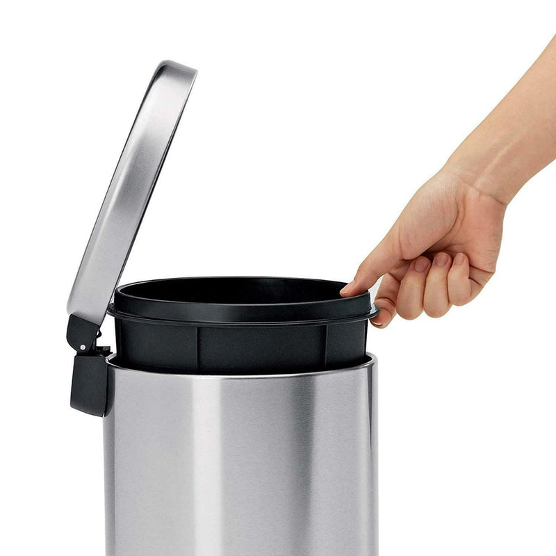 Pedal Bin Bathroom Trash Can - Free Standing - Steel (Final Sale)