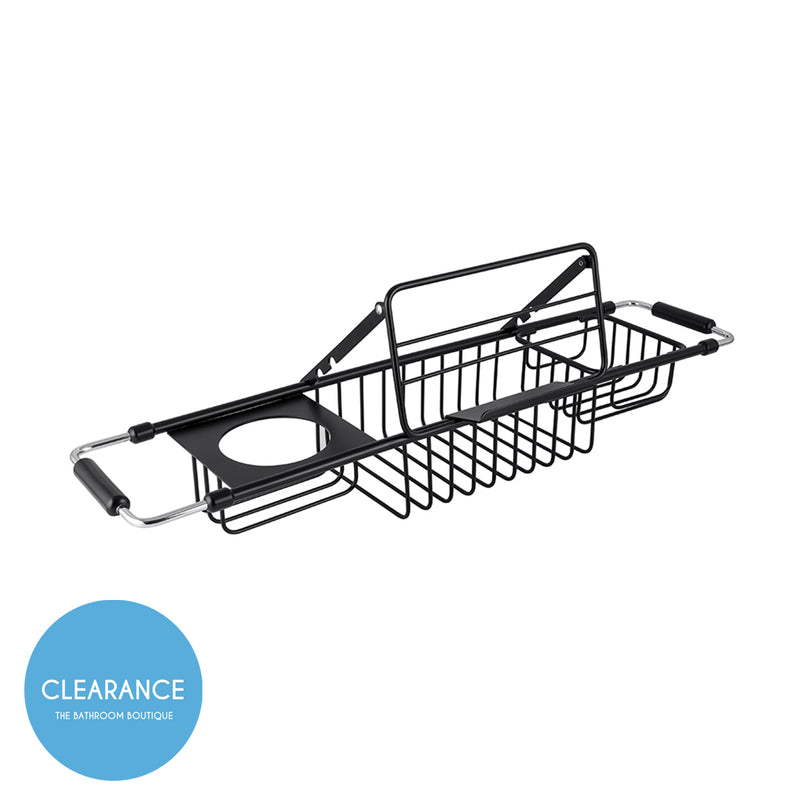 Caddy Bathtub Tray - Free Standing - 41" Brass/Black (Final Sale)