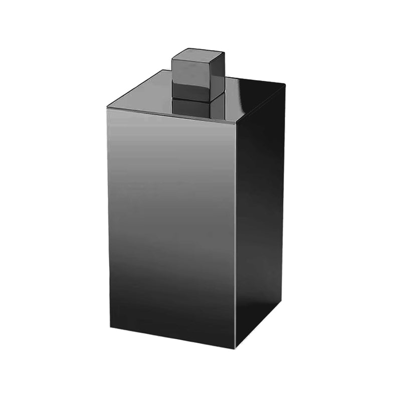 Box Metal Cotton Box - Free Standing - 5" Brass/Matt Black - Last Unit Special Offer