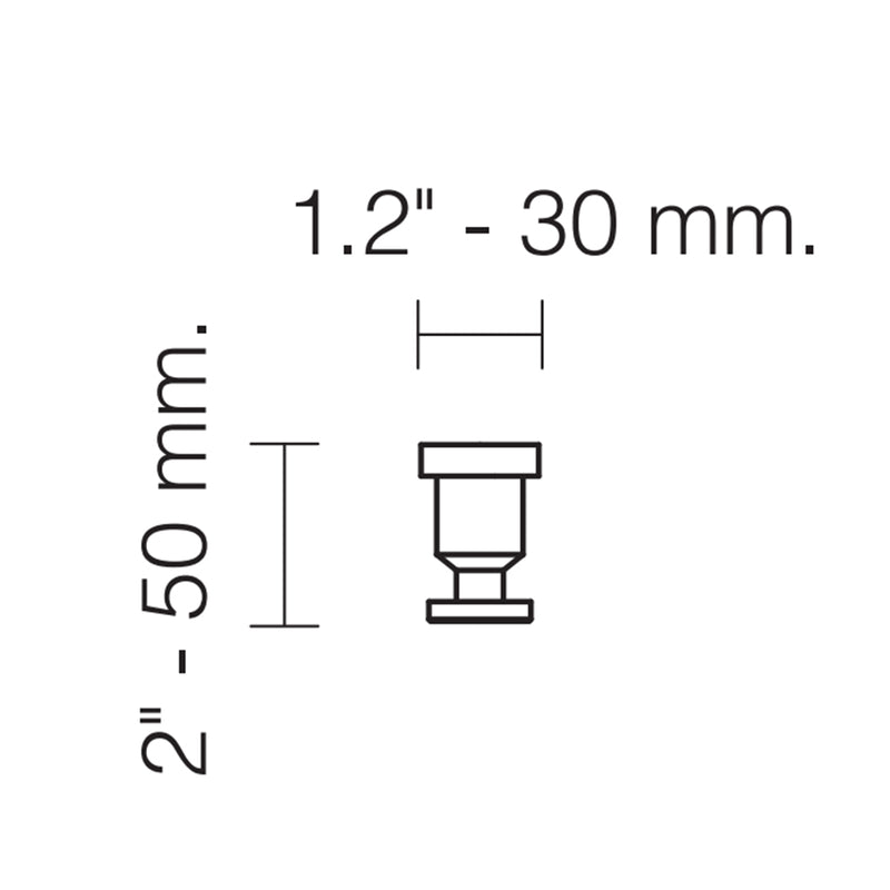 Moonlight Swarovski Round Single Hook - Wall Mount - 3" Brass/Glass/Blue/Polished Chrome (Final Sale)