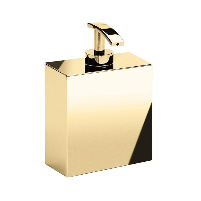 Box Metal Lineal Soap Dispenser - Wall Mount - 6" Brass/Gold