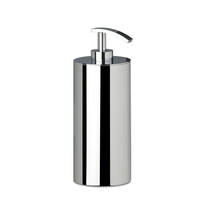 Universal Soap Dispenser - Free Standing - 3" Brass/Polished Chrome