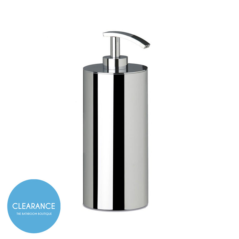 Universal Soap Dispenser - Free Standing - 9" Brass/Polished Chrome (Final Sale)