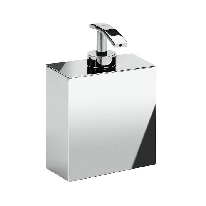 Box Metal Lineal Soap Dispenser - Wall Mount - 4" Brass/Polished Chrome