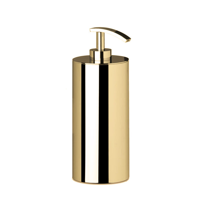 Universal Soap Dispenser - Free Standing - 9" Brass/Gold - Last Unit Special Offer