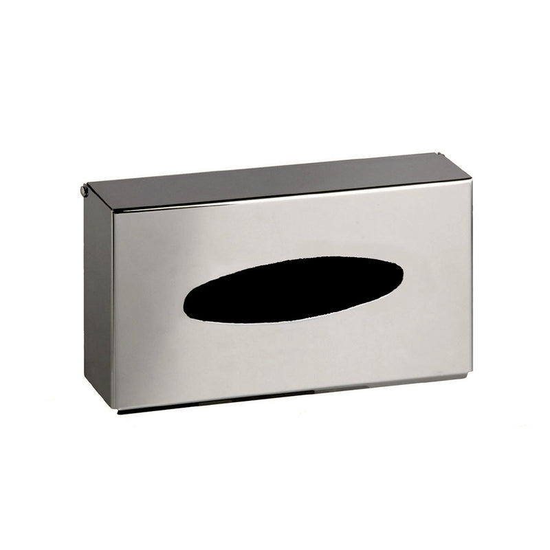 Universal Tissue Box - Wall Or Free Installation - 9" Brass/Brushed Nickel - Last Unit Special Offer