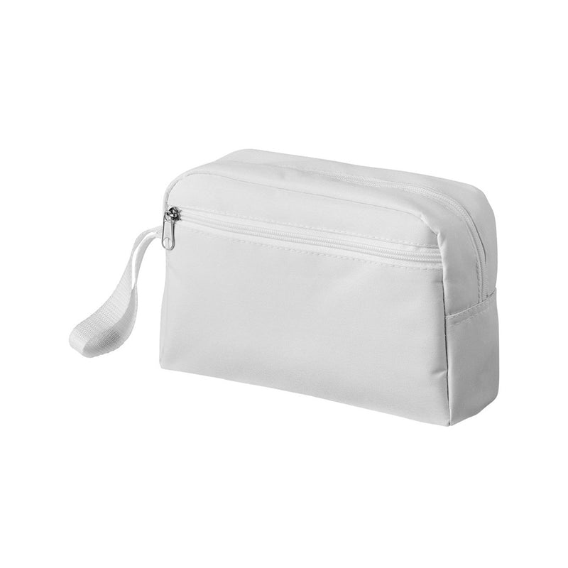 Universal Travel Toilet Bag - Free Standing - 10" Leather/White - Last Unit Special Offer