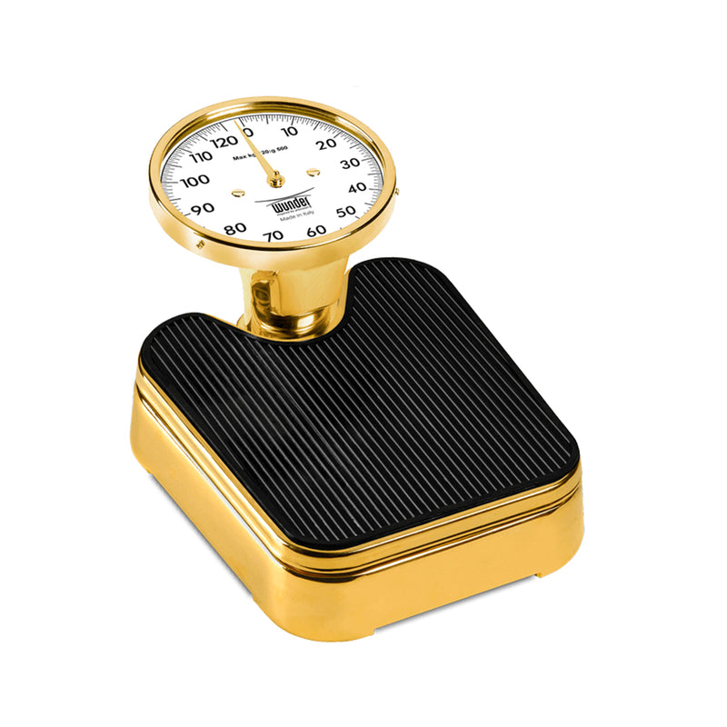 Universal Professional Mechanical Bathroom Scale - Free Standing - 8" Aluminum/Gold/Black