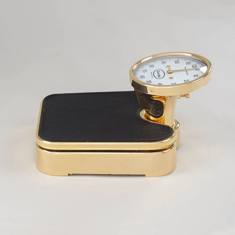 Universal Professional Mechanical Bathroom Scale - Free Standing - 8" Aluminum/Gold/Black