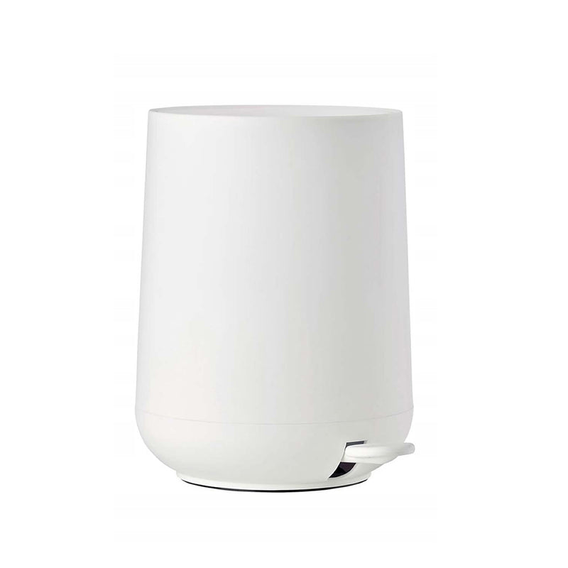 Nova 5 Lts Bathroom Trash Can - Free Standing - 11" Abs/White