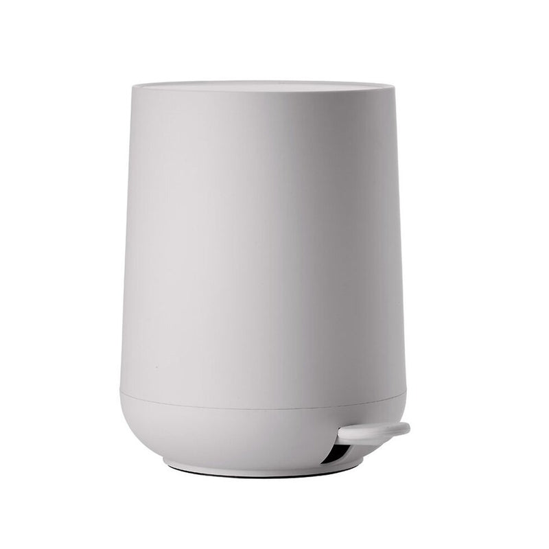 Nova 5 Lts Bathroom Trash Can - Free Standing - 9" Abs/Light Gray