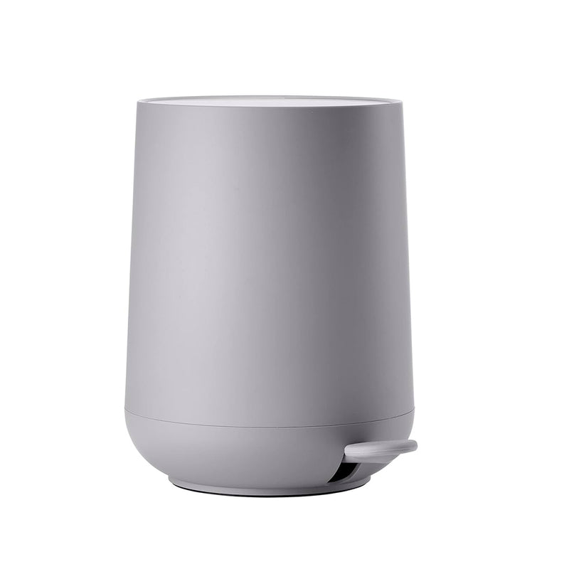 Nova 5 Lts Bathroom Trash Can - Free Standing - 9" Abs/Gull Grey