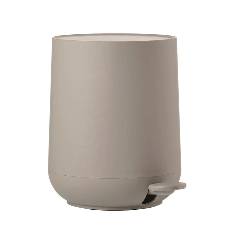 Nova One Bathroom Accessories Set - Free Standing - Stoneware/Taupe