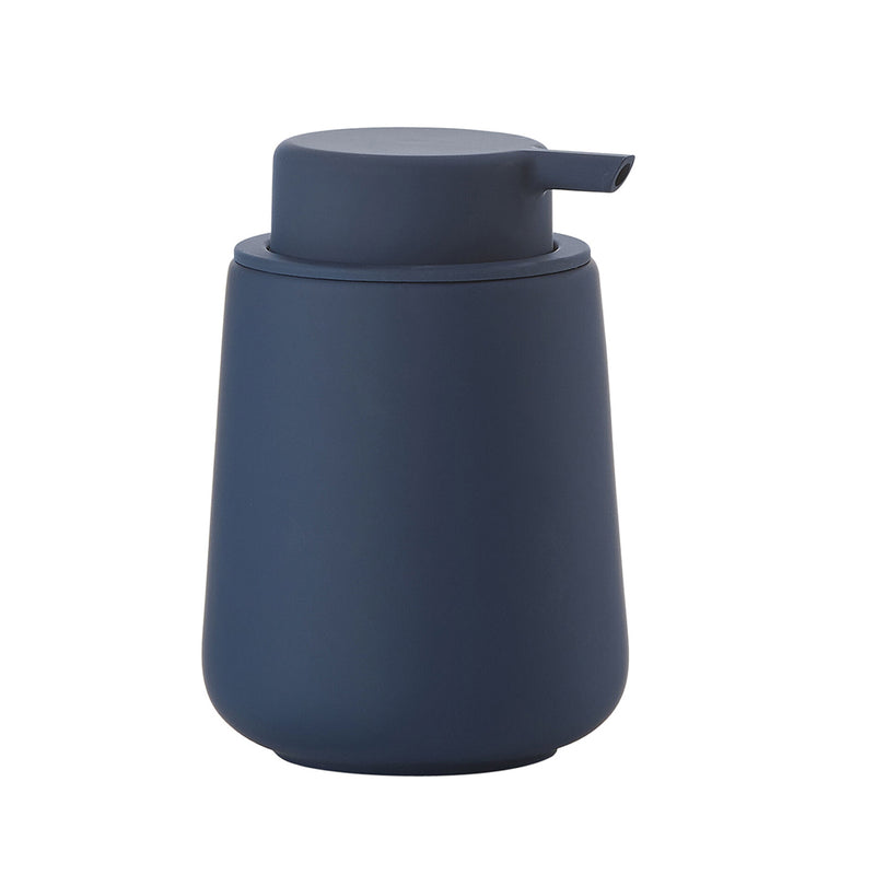 Nova One Soap Dispenser - Free Standing - 5" Stoneware/Royal Blue